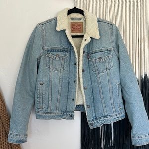 Levi’s Denim Sherpa Jacket